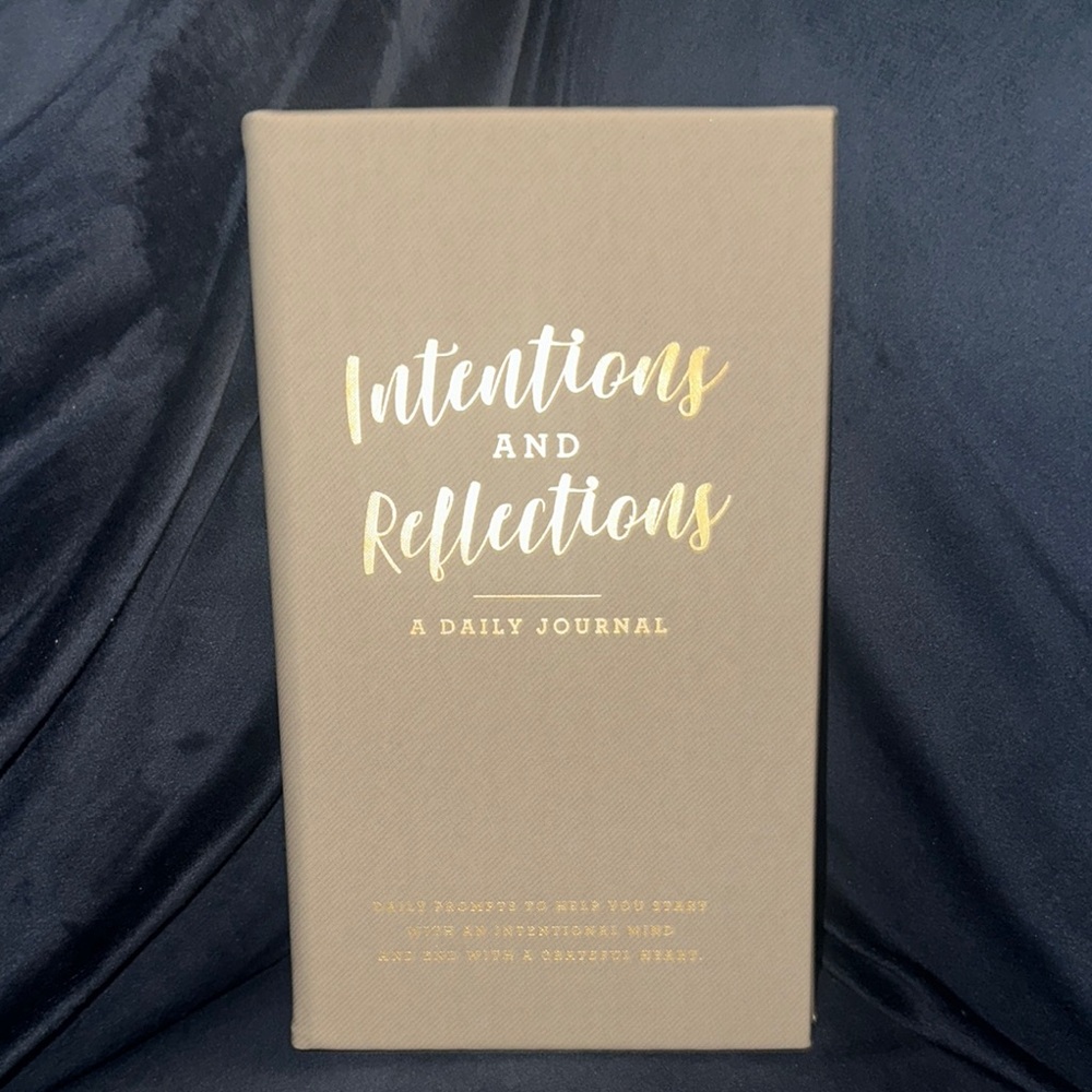 Eccolo Gold and Tan Notebook for Office Reflections